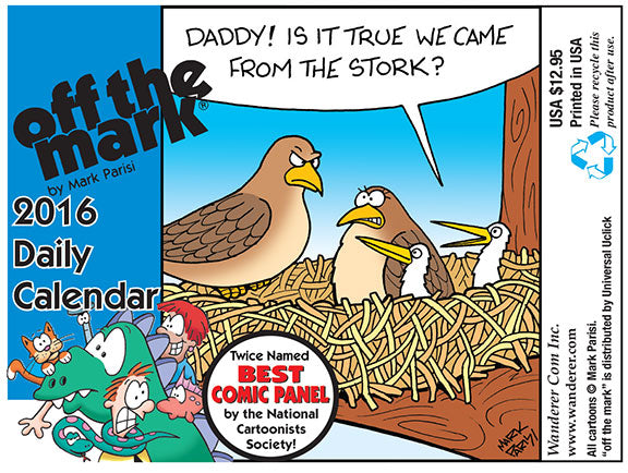 2016 Off The Mark Daily Calendar